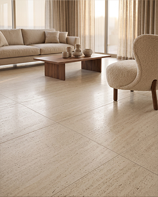 Moca Cream limestone flooring